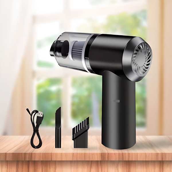 2-in-1 Portable Handheld Vacuum – Cordless High-Suction Cleaner for Car & Home" Wireless Rechargeable Home